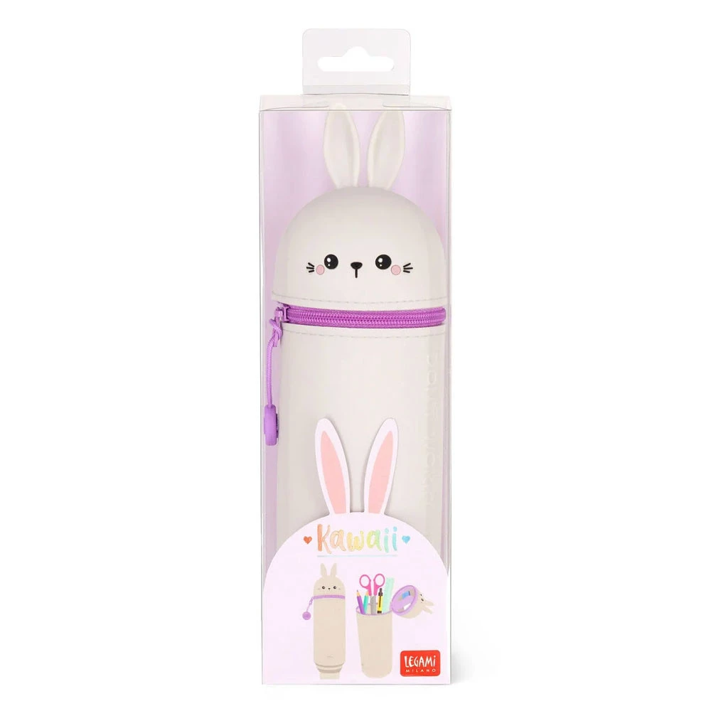 Legami Astuccio 2 in 1 in Morbido Silicone Kawaii Bunny