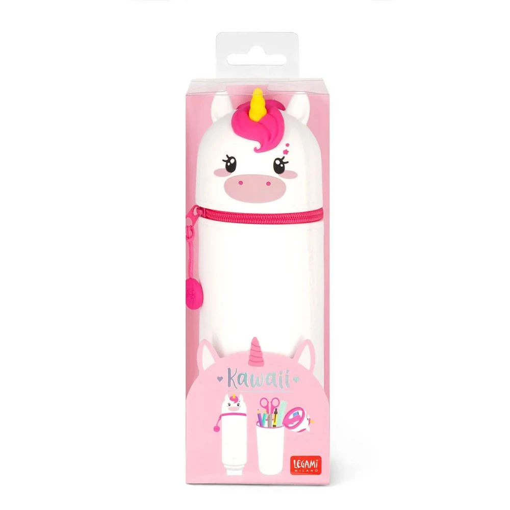 Legami Astuccio 2 in 1 in Morbido Silicone Kawaii Unicorno