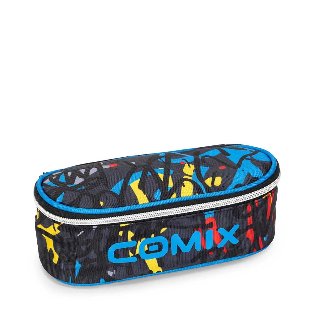 Astuccio Ovale Comix Wbs Boy Grffiti Portapenne Scuola