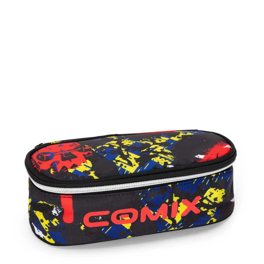 Astuccio Ovale Comix Wbs Boy Skull Portapenne Scuola