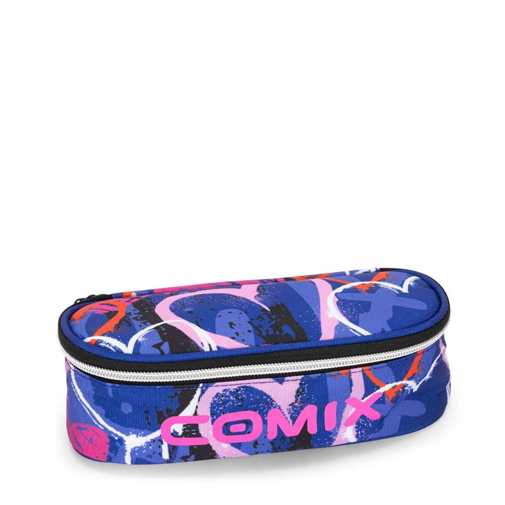 Astuccio Ovale Comix Wbs Girl Sprayheart Portapenne Scuola