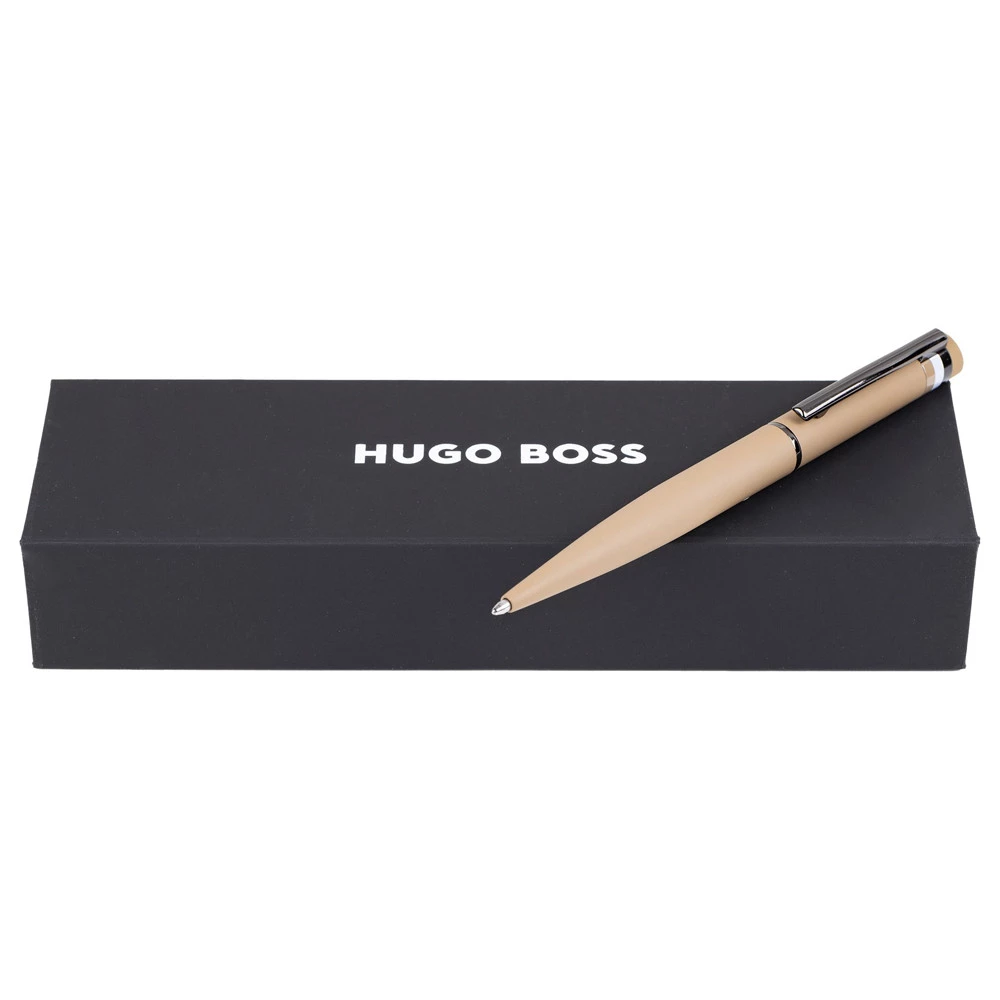 Penna a Sfera Hugo Boss Loop Camel Iconic in Ottone Regalo