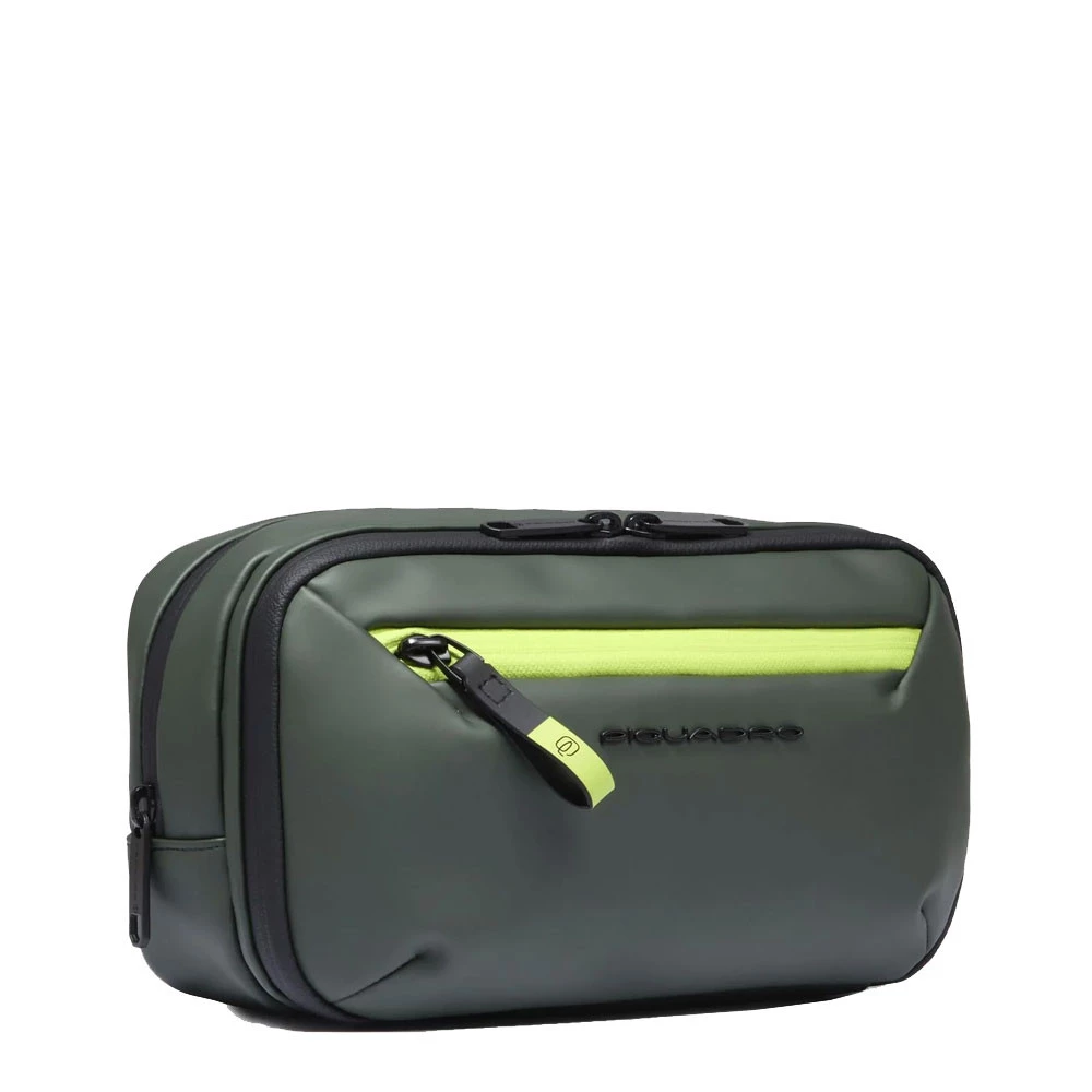 Beauty Case Resistente all'Acqua Piquadro Verde BY6380C2OW