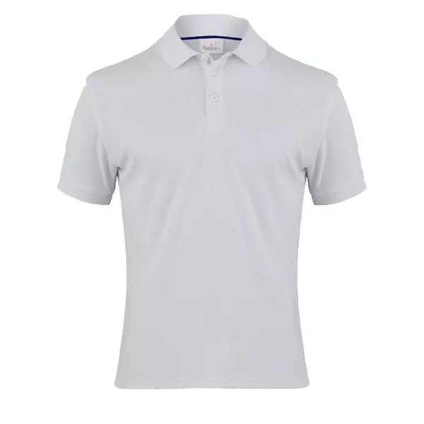 Polo uomo Jeff - taglia L - poliammide - bianco - Giblor's