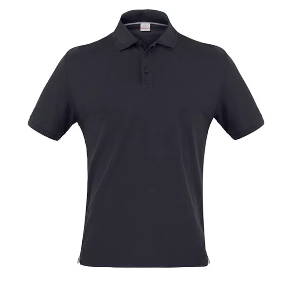 Polo uomo Jeff - taglia L - poliammide - nero - Giblor's