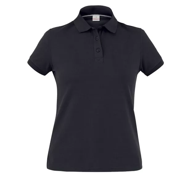 Polo donna Susan - taglia M - poliammide - nero - Giblor's