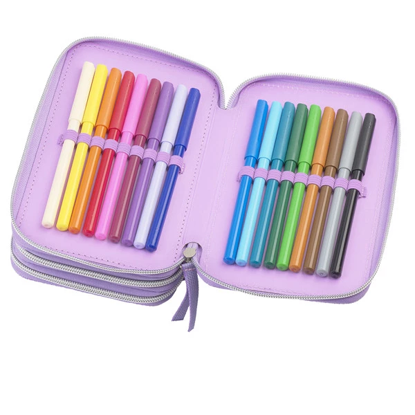 Astuccio 3 zip Unicorn Edition - Faber Castell