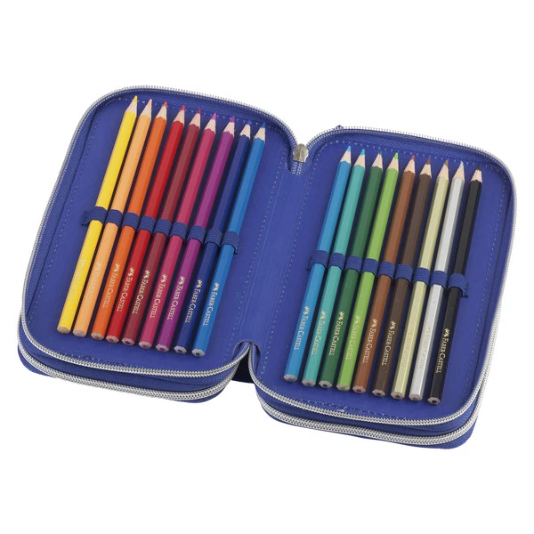 Astuccio 3 zip Dinosaur Edition - Faber Castell