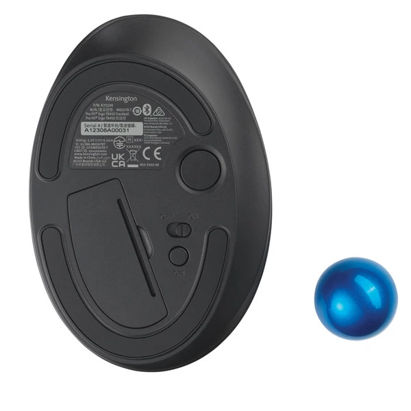 Trackball portatile Pro Fit Ergo TB450 - wireles - nero - Kensington