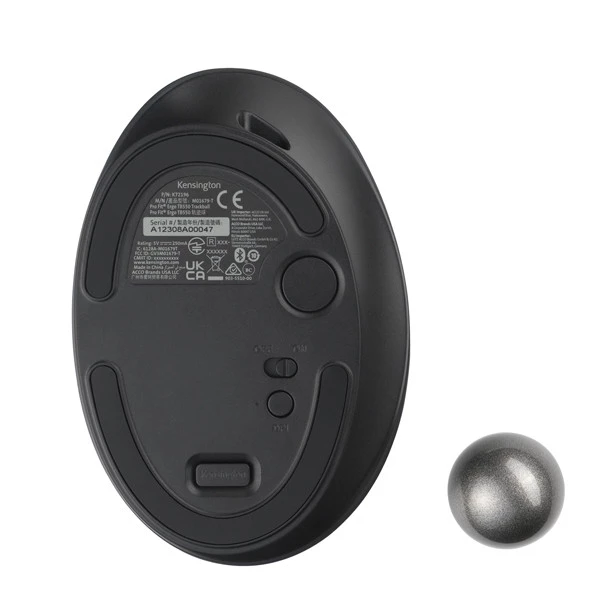 Trackball portatile Pro Fit Ergo TB550 - wireless - nero - Kensington