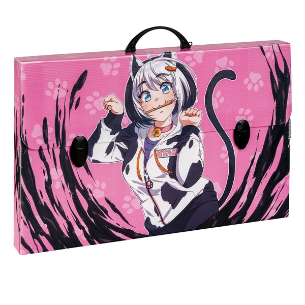 Valigetta Polionda Manga - 36,5 x 56,5 cm - dorso 5,5 cm - fantasie assortite - Favorit