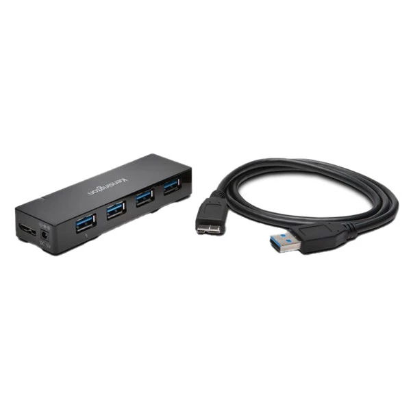 Hub - 4 porte - USB 3.0 con funzionalitA' di ricarica - Kensington