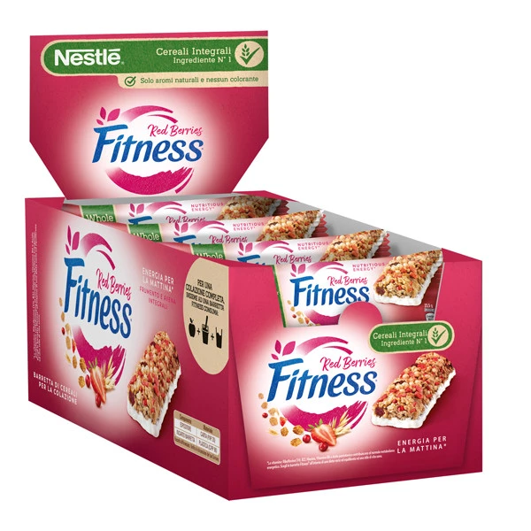 Barretta fitness frutti rossi - monoporzione da 23,5 gr - NestlE'