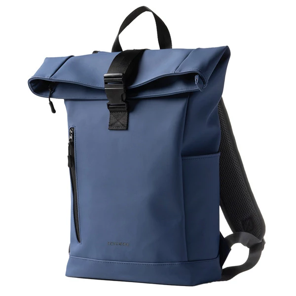 Zaino Roll-top Drop - 30 x 42 x 14 cm - gomma - blu - In Tempo