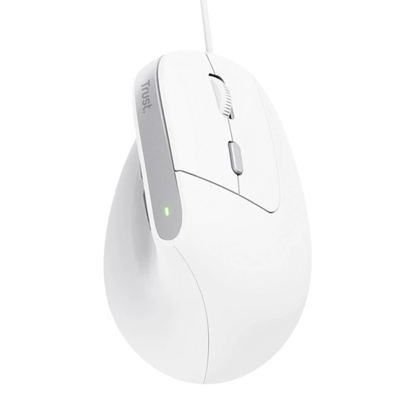 Mouse ergonomico Bayo II con filo Bianco_trust