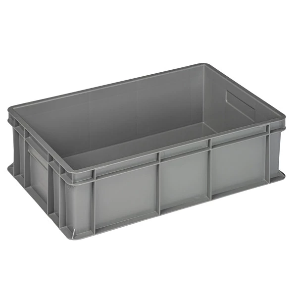 Cassa industriale Europa - 60 x 40 x 17 cm - 32 L - PP - grigio - Mobil Plastic