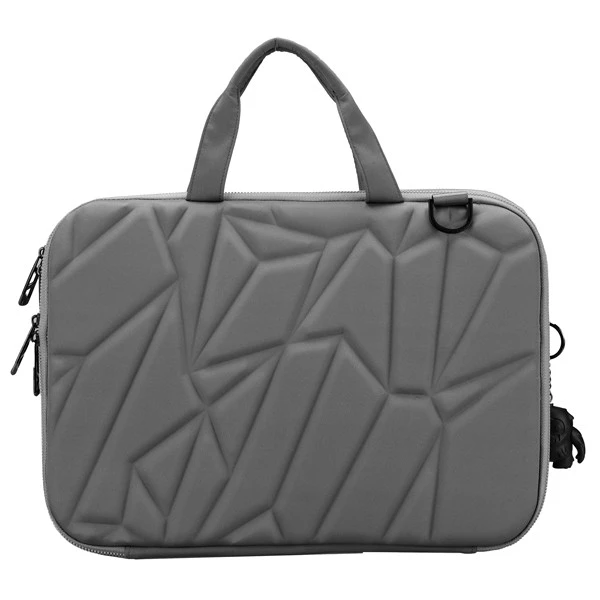 Borsa porta notebook Vacallo 16" - PET - grigio chiaro - Swiss