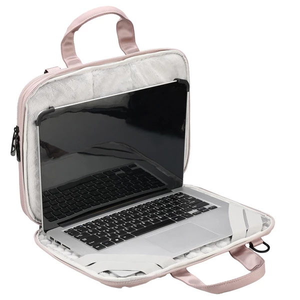 Borsa porta notebook Vacallo 16" - PET - rosa cipria - Swiss