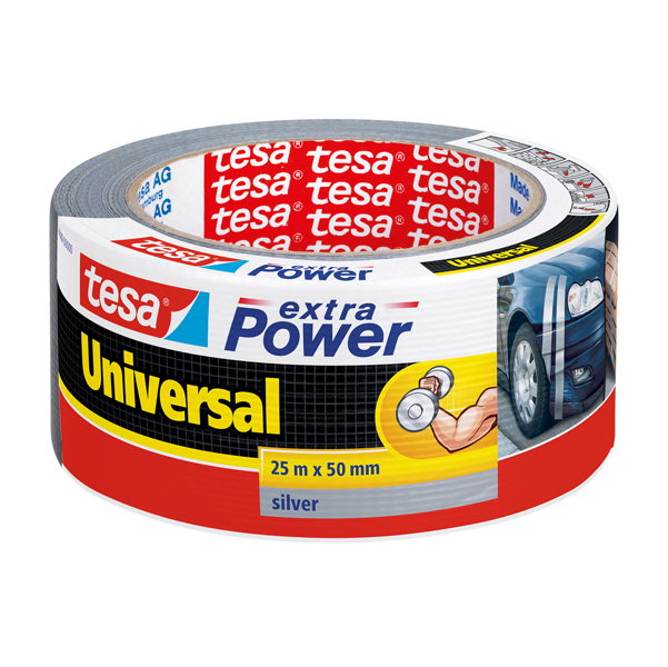 Nastro adesivo Tesa  Extra Power Universal - 25 m x 50 mm - grigio - Tesa