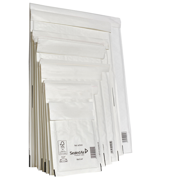 Buste imbottite Sealed Air bianche - interno 30x44 cm (conf. 10)