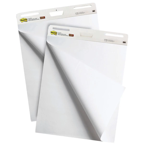 Blocco da parete Super Sticky - 559 - 30 fogli - 63,5 x 77,5 cm - bianco - Post it