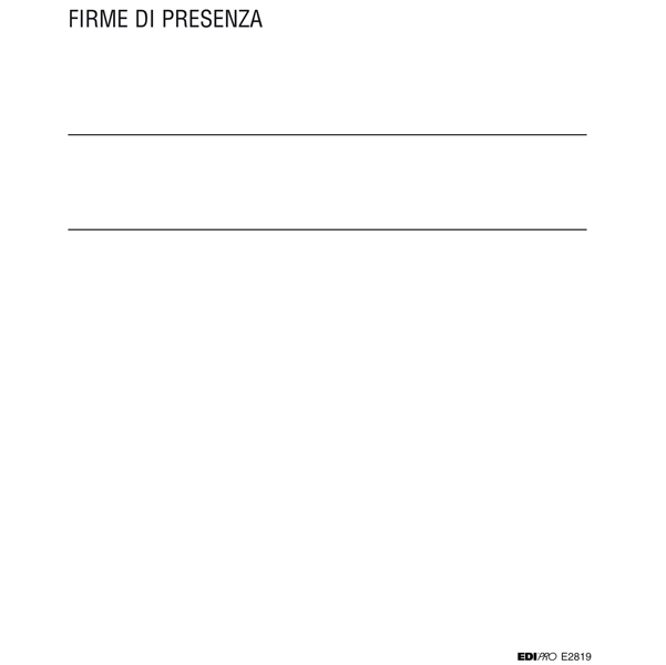 Registro firme presenze al lavoro - 31 x 24cm - 100 fogli - Edipro su