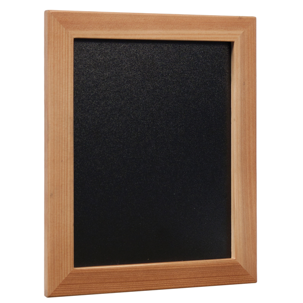 Lavagna Woody - teak - 20x24 cm - Securit