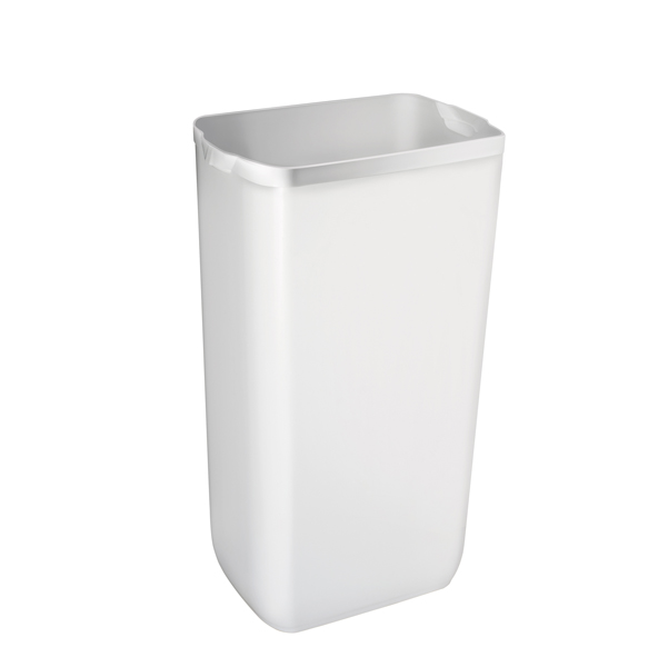 Cestino gettacarte Soft Touch - 33x22x49 cm - 23 L - bianco - Mar Plast