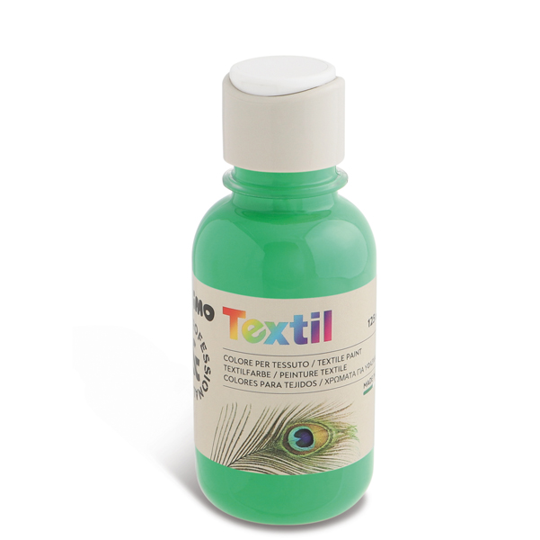 Colori per tessuti - 125 ml - colori assortiti - Primo - box 6