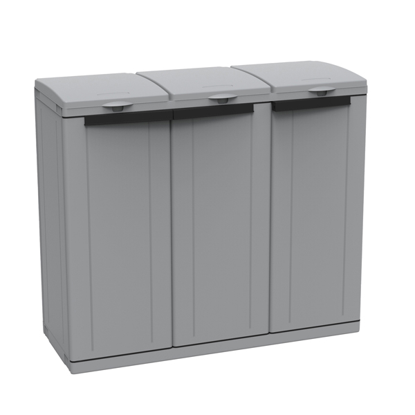 Contenitore EcoCab 3 per raccolta differenziata - 102x39x88,7 cm