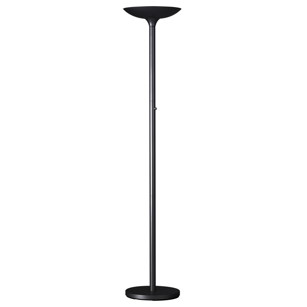 Lampada da terra Varialux - a led - base diametro 30 cm - altezza 175/186  cm-  22W - nero - Unilux