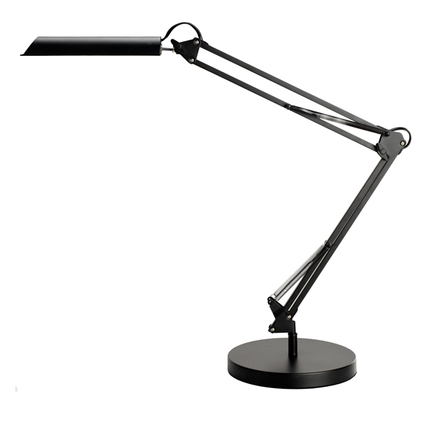 Lampada con morsetto 1 LED nero