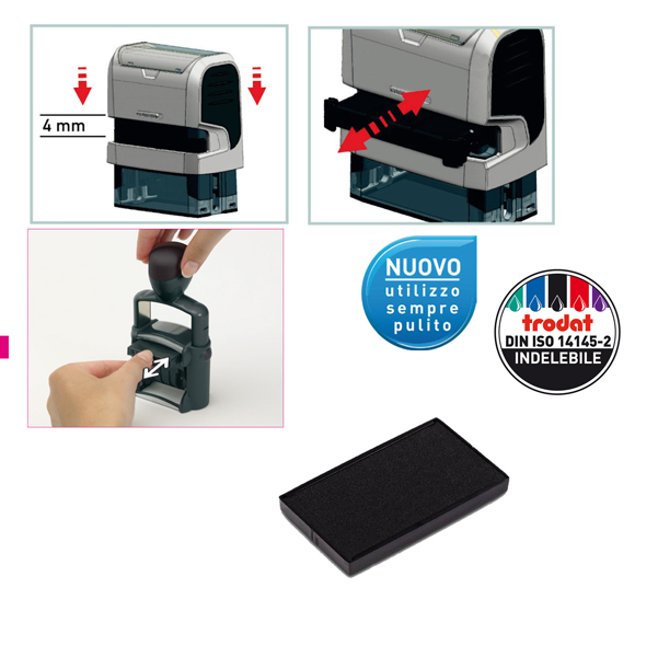 Timbro Original Printy 4926 - autoinchiostrante - personalizzabile 