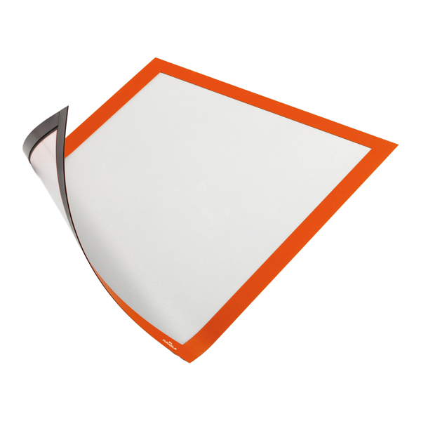 Cornice Duraframe  Magnetic - A4 - 21 x 29,7 cm - arancio - Durable