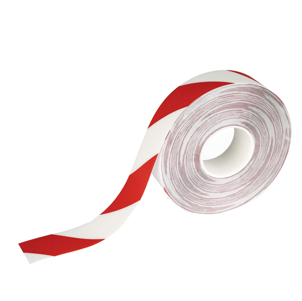 Nastro adesivo DURALINE STRONG 50/07 1726 - 50 mm x 30 mt - rosso/bianco - Durable