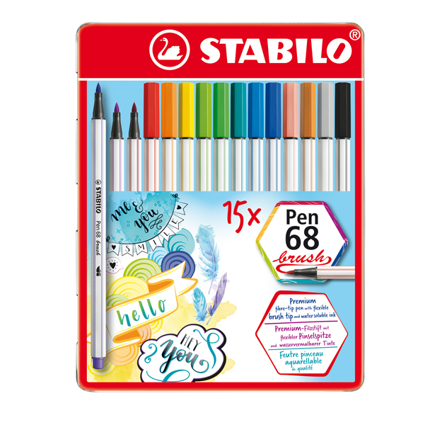 Pennarelli Pen 68 - colori assortiti metallic - Stabilo 