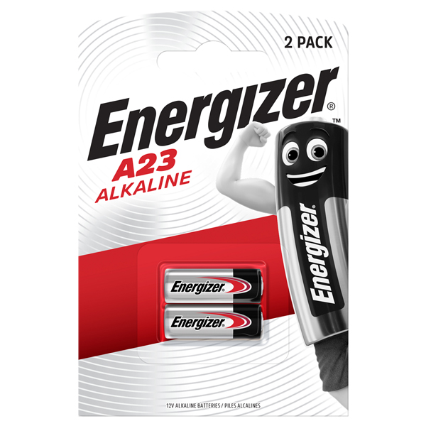 Pile A23/E23A Alkaline - 12V - Energizer Specialistiche - blister 2 pezzi