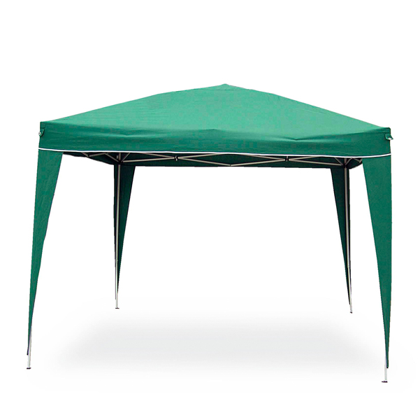 GAZEBO PIEGHEVOLE IN ALLUMINIO VERDE MT 3 X 3