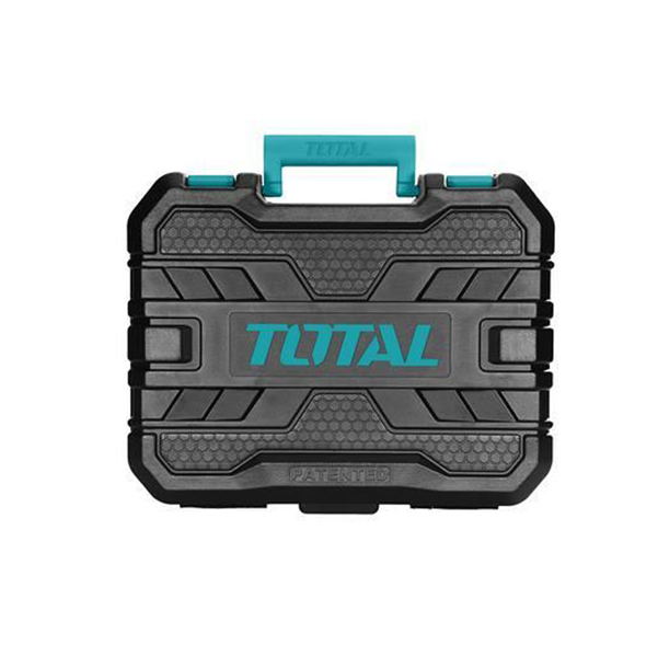 Valigetta - con trapano avvitatore - 127 accessori - Total