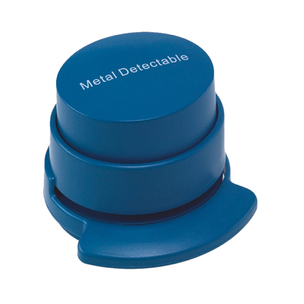 Pinzatrice detectabile - senza graffette - 5 x 6 cm - blu 