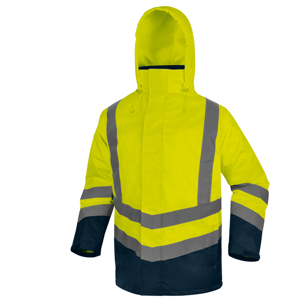 Parka 5 in 1 Optimum 3 alta visibilitA' - taglia M - giallo fluo - Deltaplus