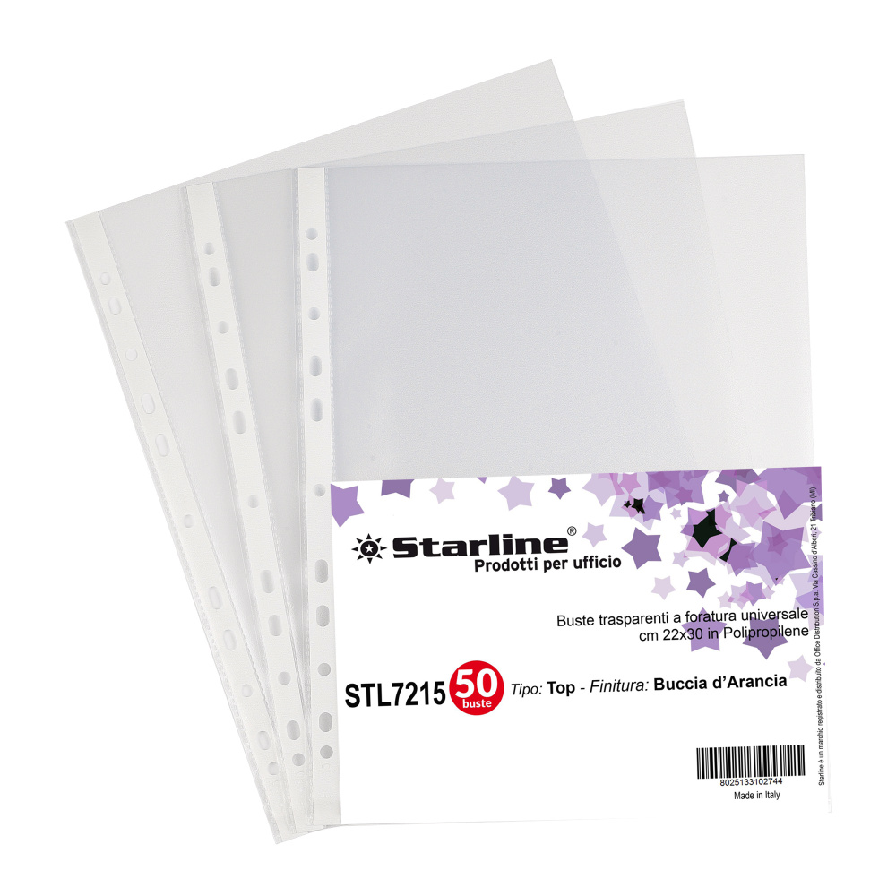 Buste forate Top - buccia - 22 x 30 cm - trasparente - Starline
