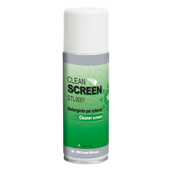 Detergente in schiuma Clean Screen - per monitor e tastiere - 200 ml -Starline