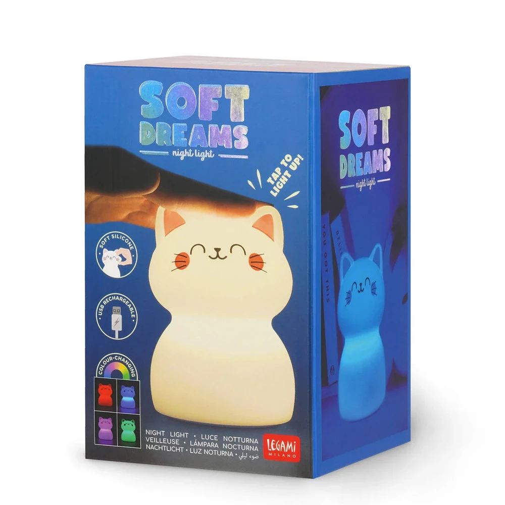 Luce Notturna Ricaricabile Legami Kitty Soft Dreams - Idea Regalo Lema