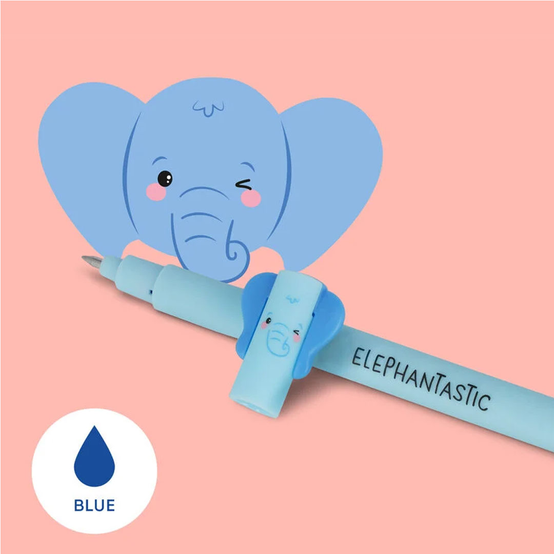 Penna Gel Cancellabile Inchiostro Blu Elefante Legami