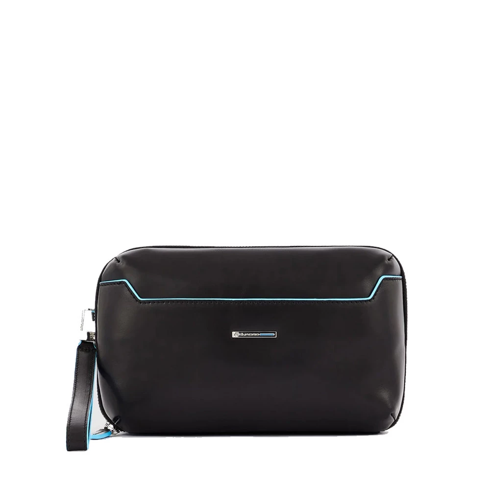 Pochette 3 Scomparti Piquadro con Polsiera Nera AC5940B2R