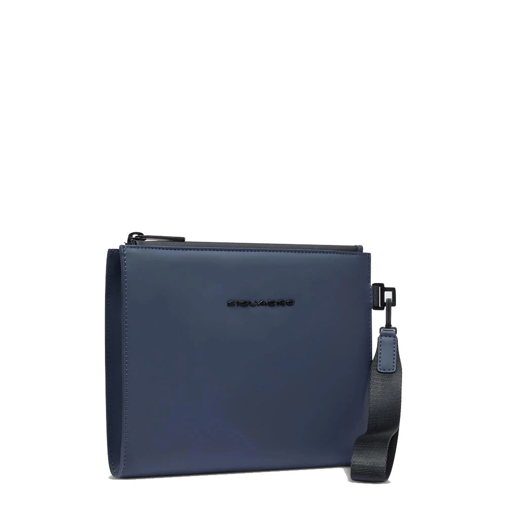 Pochette Piatta Tessuto Gommato Piquadro Corner 2.0 Blu AC6833C2OW