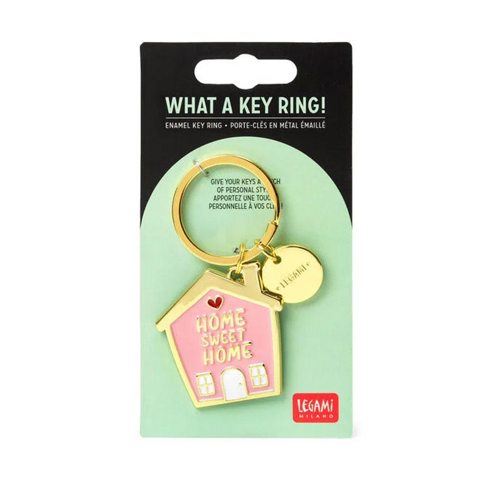 Portachiavi Metallo Smaltato Casa Legami What a Key Ring!