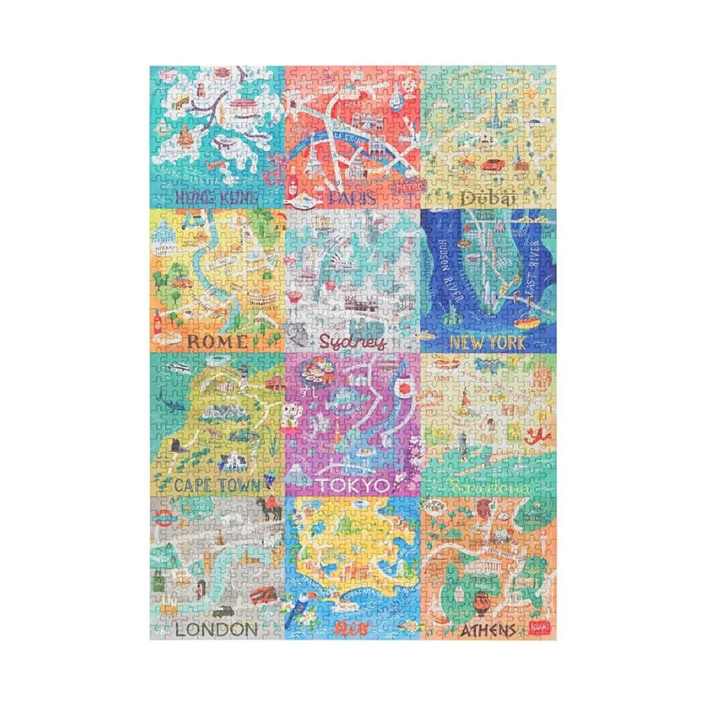 Puzzle 1000 Pezzi Legami Cities 68x48cm