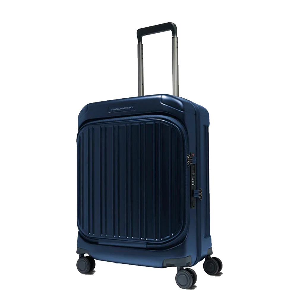 Trolley Rigido 4 Ruote Piquadro 41Lt Blu Opaco BV4426PQL